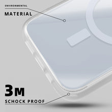 Load image into Gallery viewer, 9.8ft Drop Protection Clear Phone Cases Compatible with Magsafe for iPhone 16/ 16 Pro Series