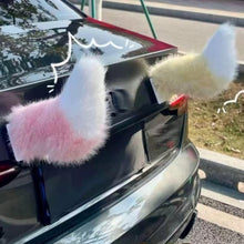Load image into Gallery viewer, Remote Control Electric Car Tail, Rechargeable Plush Animal Moving Tails for Car Decoration
