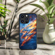 Load image into Gallery viewer, LED Light Up Case - The Blue Lightning Luminous Flash Phone Cases for iPhone 15/ 15 Pro Series