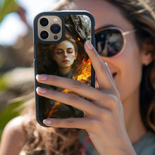 Load image into Gallery viewer, LED Light Up Case - The Female Soldier Luminous Flash Phone Cases for iPhone 15/ 15 Pro Series