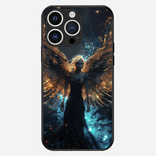 Load image into Gallery viewer, LED Light Up Case - The Golden Angel Luminous Flash Phone Cases for iPhone 15/ 15 Pro Series