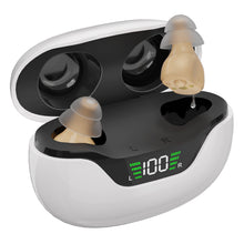 Load image into Gallery viewer, Hearing Aids for Seniors - Rechargeable Digital OTC Comfortable Clear Sound, Smart Noise Reduction, Wireless Mini Invisible with One-Button Control