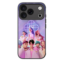 Load image into Gallery viewer, LED Light Up Phone Case - Features Kpop Demon Hunters KPDH Family TPU Protective Cover Cool Phone Cases for iPhone 16/ 17 Pro Series