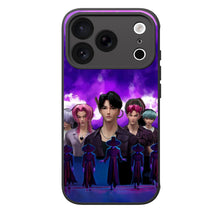 Load image into Gallery viewer, LED Light Up Phone Case - Features Kpop Demon Hunters Saja Boys TPU Protective Cover Cool Phone Cases for iPhone 16/ 17 Pro Series