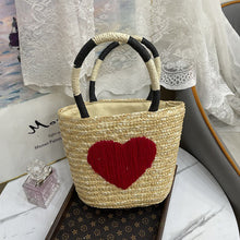 Load image into Gallery viewer, The Hand Woven Natural Rice Straw Bag / Handbag - Alcarsin