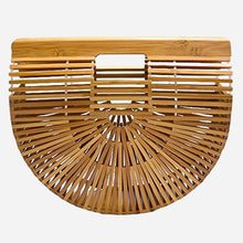 Load image into Gallery viewer, The Hand Woven Natural Bamboo Bag / Handbag - Piergent