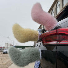 Load image into Gallery viewer, Remote Control Electric Car Tail, Rechargeable Plush Animal Moving Tails for Car Decoration
