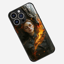 Load image into Gallery viewer, LED Light Up Case - The Female Soldier Luminous Flash Phone Cases for iPhone 15/ 15 Pro Series
