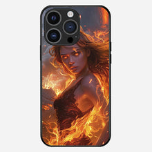 Load image into Gallery viewer, LED Light Up Case - The Flame Goddess Luminous Flash Phone Cases for iPhone 15/ 15 Pro Series
