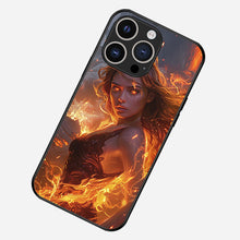 Load image into Gallery viewer, LED Light Up Case - The Flame Goddess Luminous Flash Phone Cases for iPhone 15/ 15 Pro Series
