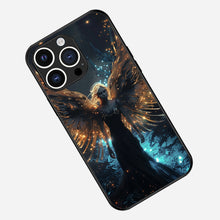 Load image into Gallery viewer, LED Light Up Case - The Golden Angel Luminous Flash Phone Cases for iPhone 15/ 15 Pro Series
