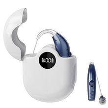 Load image into Gallery viewer, Hearing Aids for Seniors - Rechargeable, Volume Control, Hearing Amplifiers with Bluetooth Charging Case, Intelligent Noise Reduction, Designed for Adults with Hearing Loss
