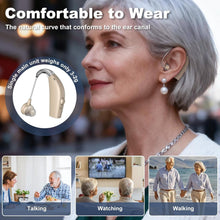 Load image into Gallery viewer, Hearing Aids for Seniors - Rechargeable, Volume Control, Hearing Amplifiers with Bluetooth Charging Case, Intelligent Noise Reduction, Designed for Adults with Hearing Loss
