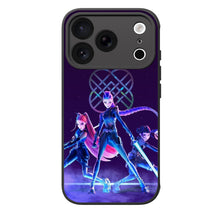 Load image into Gallery viewer, LED Light Up Phone Case - Features Kpop Demon Hunters Rumi Zoey Mira Huntrix TPU Protective Cover Cool Phone Cases for iPhone 16/ 17 Pro Series
