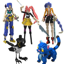 Load image into Gallery viewer, Kpop Demon Hunters Merch - Huntrix Saja Boys Building Blocks Bricks Set - Collectible Figure Model Toys Perfect Gift for Kpop Fans &amp; Collectors
