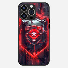 Load image into Gallery viewer, LED Light Up Case - The Red Sheild Luminous Flash Phone Cases for iPhone 15/ 15 Pro Series
