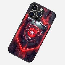 Load image into Gallery viewer, LED Light Up Case - The Red Sheild Luminous Flash Phone Cases for iPhone 15/ 15 Pro Series
