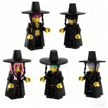 Load image into Gallery viewer, Kpop Demon Hunters Merch - Saja Boys Building Block Figures 5pcs Set - Collectible Model Toys Perfect Gift for Kids Fans

