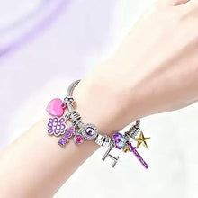 Load image into Gallery viewer, Kpop Demon Hunters Inspired Charm Bracelet - Featuring Huntrix Rumi Gothic Fantasy Snake Chain Alloy Bracelet for Fans &amp; Collectors
